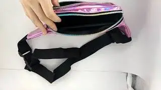 vid 0 2019 Laser Holographic Waist Bags Hologr