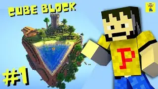 MINECRAFT, BUT THE WORLD IS CUBE BLOCK || Playdition