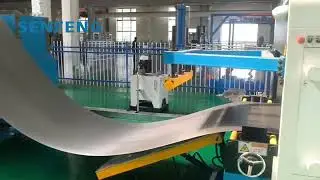 Coil Fed Laser Cutting Line | Live Production at Customer Factory