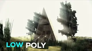 Creating A Low poly- Cabin Scene In Prisma 3D 2.1 | Timelapse