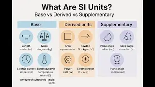 What Are SI Units? Base vs Derived vs Supplementary (Physics Explained)| SLO 1.2.1 AKU-EB Class 11 |