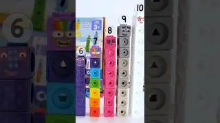 Numberblocks 6 to 10 Mathlink Cubes | Meet Numberblocks 6-10 | Learn to Count 6-10 #Shorts
