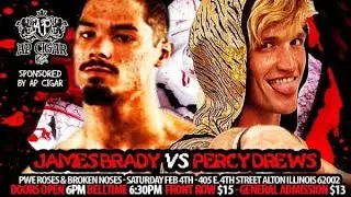 PWE - Roses & Broken Noses - Percy Drews vs. James Brady - February 4th, 2023 (Full Match)