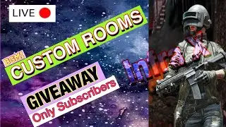 BGMI CUSTOM / GIVEAWAY ROOMS / FREE ENTRY / PRACTICE CUSTOM ROOMS