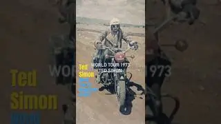 Ted Simon, Man who travelled world on Motorcycle in 1973 #shorts
