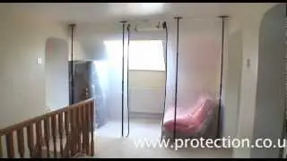 Zipwall&reg; Temporary Dust Screening System - Protect against dust and dirt