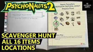 Psychonauts 2 Scavenger Hunt - All 16 Items Locations