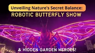Robotic Butterfly Show & Hidden Garden Heroes! # Roboticbutterflyshow # Mysurudasara