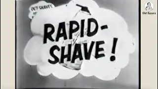 60&acute;Colgate-PalmoliveRapid Shave Cream TV commercial #vintage #old #ad #commercial #shaving #razor