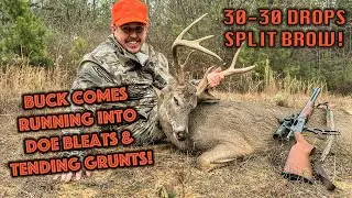 DEER HUNTING WITH RIFLE | 30-30 drops Big BUCK!