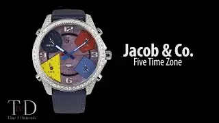 Jacob & Co. Five Time Zone Round Brilliant Diamonds (T4D) watch review