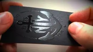 uncoated black business cards