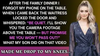 The Waitress Locked the Door and Whispered, &ldquo;You Need to See This Footage&rdquo; #redditstory #revenge 