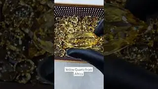 Yellow Quartz Gemstones from Africa | Yellow Crystals