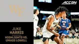 Wake Forest's Juke Harris Highlights vs. UMass Lowell