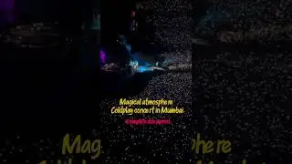Magical atmosphere.. 2025 Coldplay concert in Mumbai #shorts #coldplay #mumbai