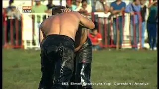 663. Elmalı Yeşil Yayla Yağlı G&uuml;reşleri / Antalya - 2. Kısım - TRT Avaz