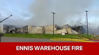 Ennis warehouse destroyed by early morning fire
