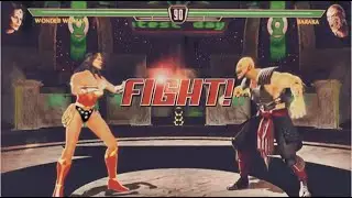 Mortal Kombat vs DC Universe, Wonder Woman vs Baraka, Gameplay