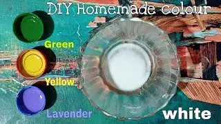 Home made acrylic colour|| Easy way toh made colour at Home 🏡😃
