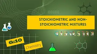 How to distinguish between stoichiometric and non-stoichiometric mixtures