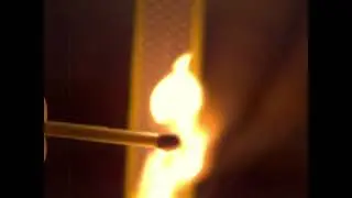 Close up slow motion match striking (3500fps)
