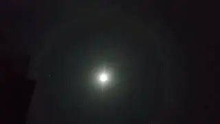 Circle around the moon today in Pakistan 02-01-2026 