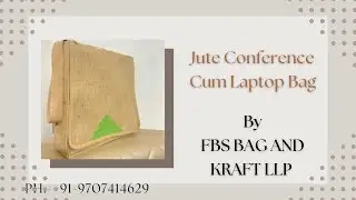 Jute Conference Cum Laptop Bag