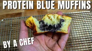 PROTEIN BLUEBERRY MUFFINS - easy recipe
