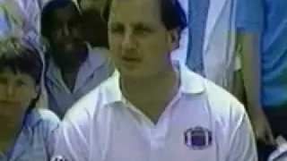 Rota Spain 1986 NFL Players Visit AFRTS Armed Forces TV