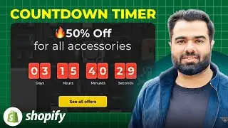 How to Add Countdown Timer to Shopify Store | Shopify Countdown Timer App