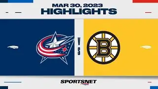 NHL Highlights | Blue Jackets vs. Bruins - March 30, 2023