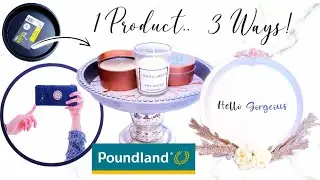 3 POUNDLAND DIY HACKS 🔴 1 Product..3 Ways! 🔵 High End Budget Decor, Pound Store Craft Ideas 💡