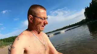 Pierwsze testy sita w wodzie i pierwsze znaleziska