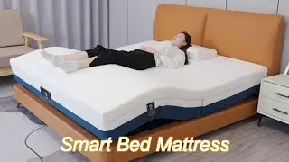 miensi m100 queen size bed smart mattress adjustable firmness mattress with dual motor drive