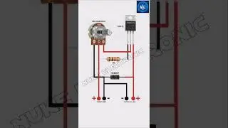 Diy Adjustable Voltage regulator Circuit | TP41C Transistor to make adjustable voltage regulator