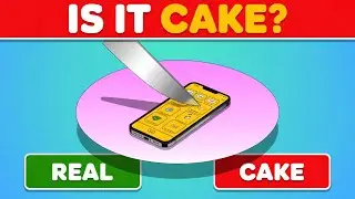 Can You Guess Real or CAKE? 🍰✔ 99% FAIL This Epic Challenge! Is it&nbsp;Real&nbsp;or&nbsp;Cake?