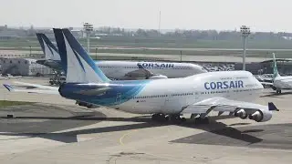 Corsair Boeing 747 F-HSEA retired at Kemble Airport