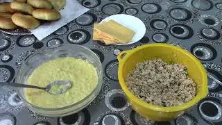 Аэрогриль.  Драники с начинкой