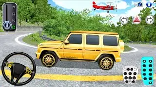 New Golden Mercedes G63 Narrow Mountain Road Driving - 3D Driving Class - Android Games 2026