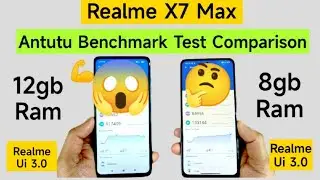 Realme X7 Max Antutu Test 12gb vs 8gb Ram High performance mode Shocking Results OMG 😲😳