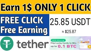 1 Click 1$ With Luckyhash ||lucky hash withdraw