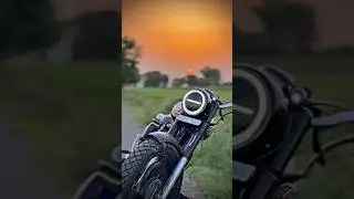 Discountinued  ❌❌ standard 350 with kick.  #royalenfield  #standard