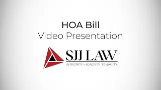 HOA Bill Video Presentation