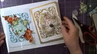 JustRite Stampers Bold Vines Cards