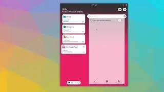 Purple Task - made with Flutter on Ubuntu