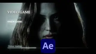 Video Game Loading Screen Look - After Effects Tutorial