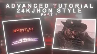 How To Make 24KJHONEDITZ Text, Smooth Zooms and Transitions | Advanced Tutorial | Part 1