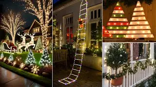 🎄IDEAS DE DECORACIÓN NAVIDEÑA PARA EXTERIORES - TENDENCIAS DECORACIÓN NAVIDAD 2025 - ADORNOS NAVIDAD