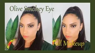Easy Fall Makeup  Olive Smokey Eye